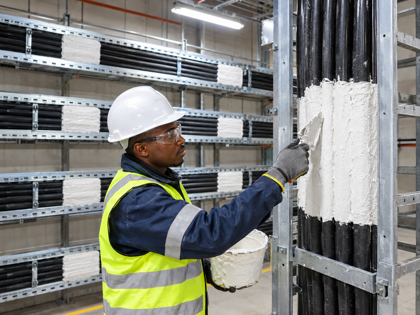 Fire Resistant Cable Coating Application Practice
