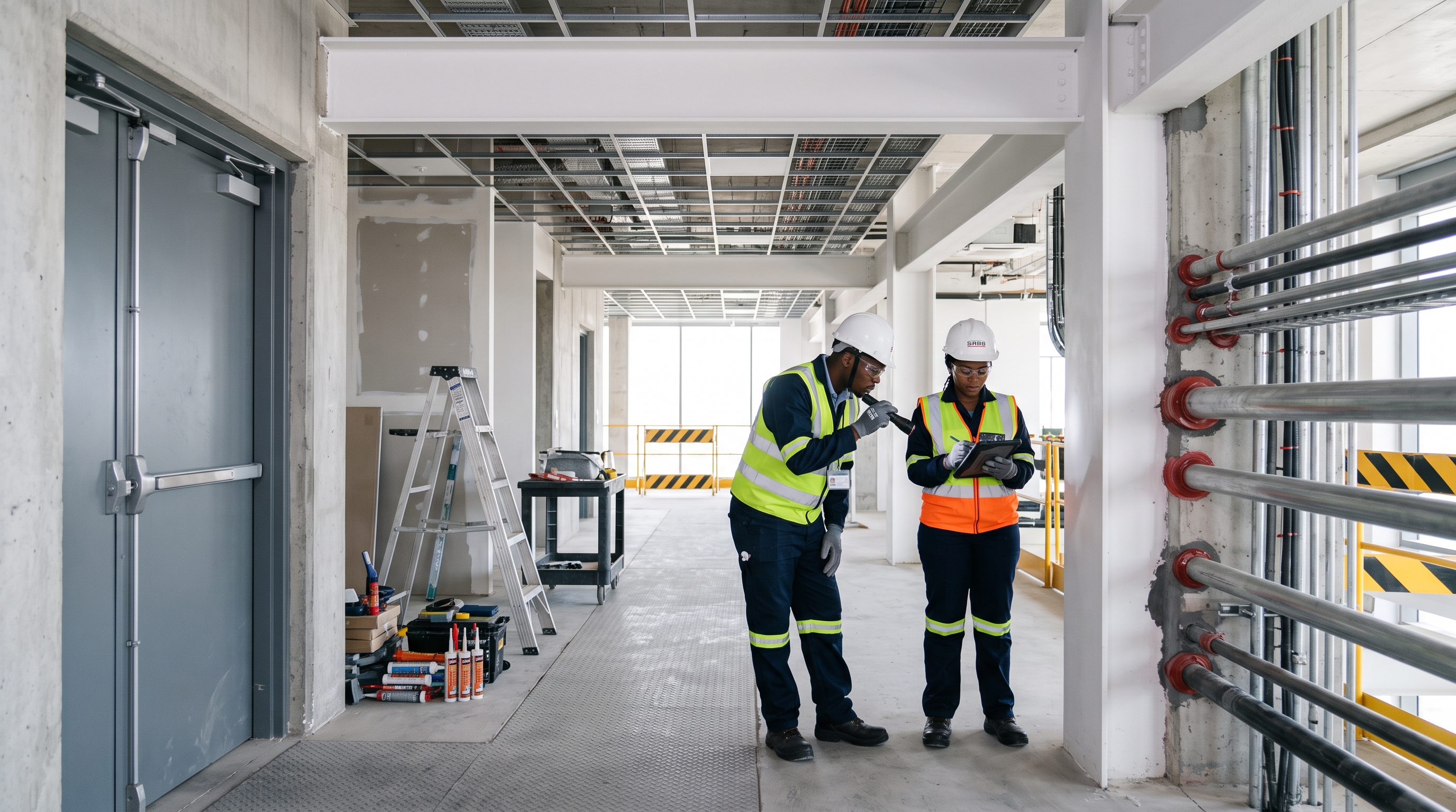 Passive Fire Protection Systems - Fire Doors, Structural Steel Protection, and Penetration Seals for Cables, Pipes, and Ducts